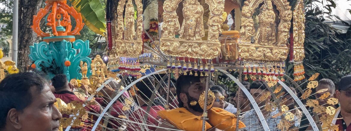 Gelovige met Thaipusam